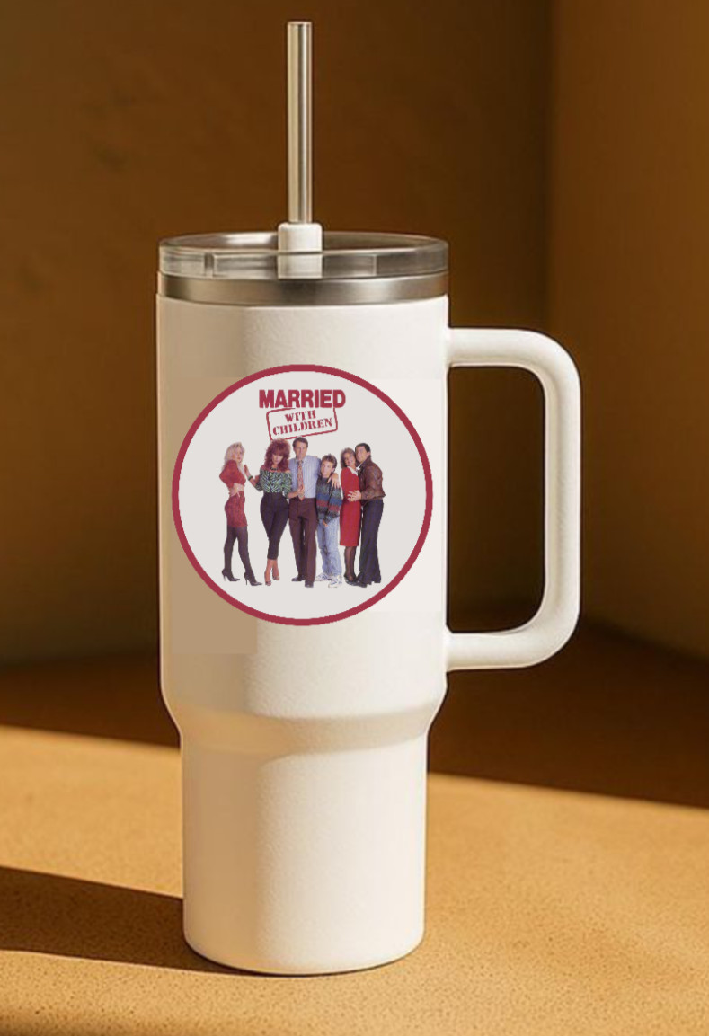 Married With Children – 4" Vinyl Decal Handmade Laptop Decor Vehicle Cooler Mug