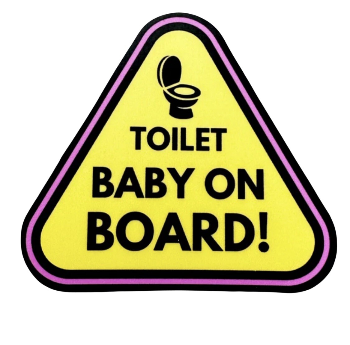 Righteous Gemstones Baby Billy Toilet Baby On Board Sticker Decal