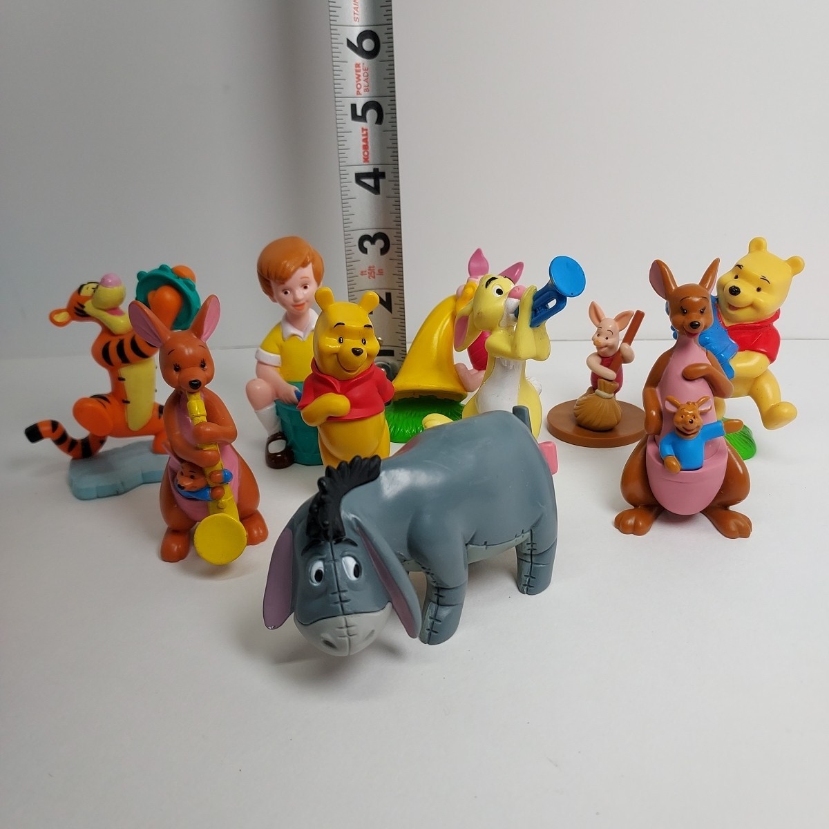Disney Winnie The Pooh And Friends Band Music PVC Figures Cake Toppers Lot Of 10