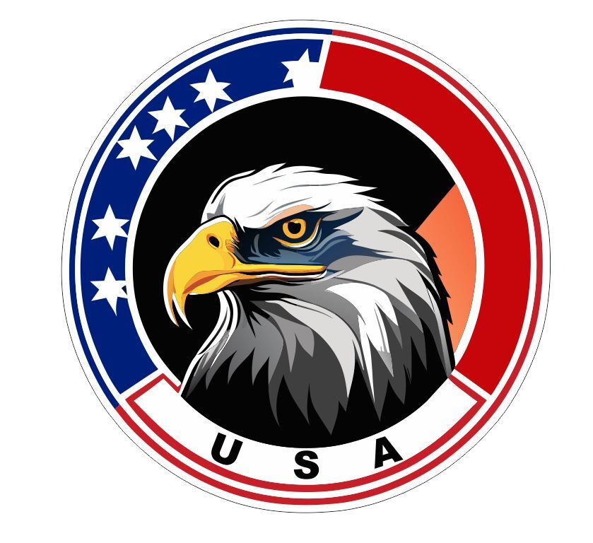 USA American Eagle Sticker A20