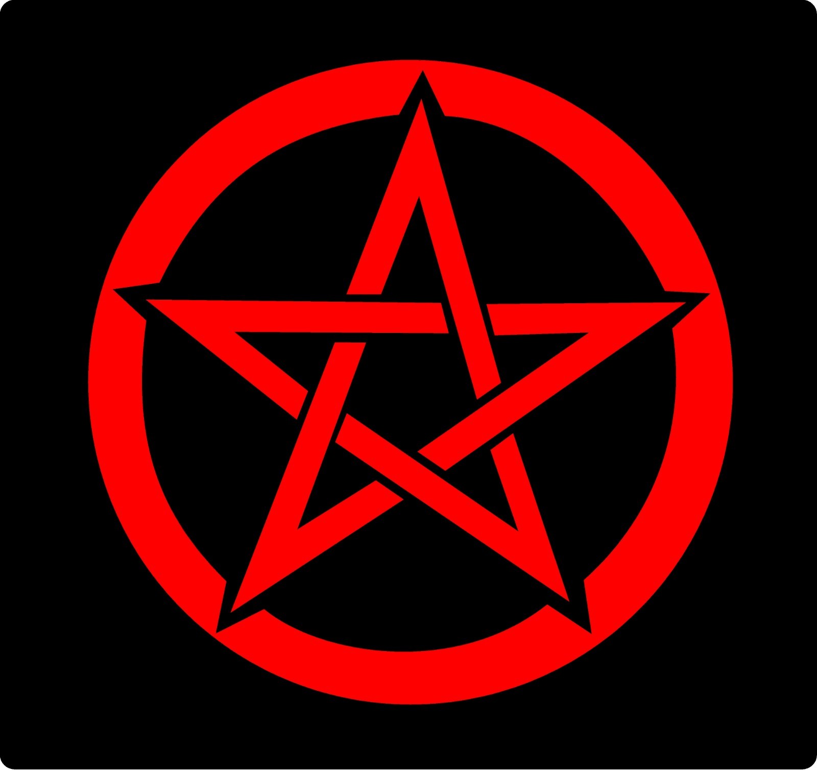 Pentacle Pentagram Decal Vinyl Wiccan Pagan Symbol Sticker