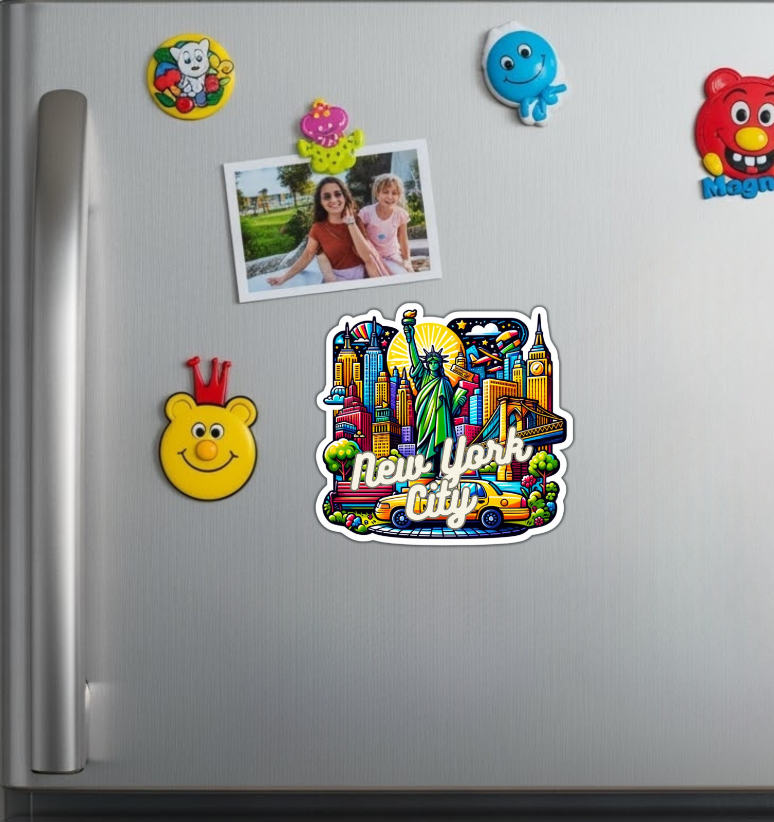 New York City NYC Fridge Magnet or Laptop Sticker
