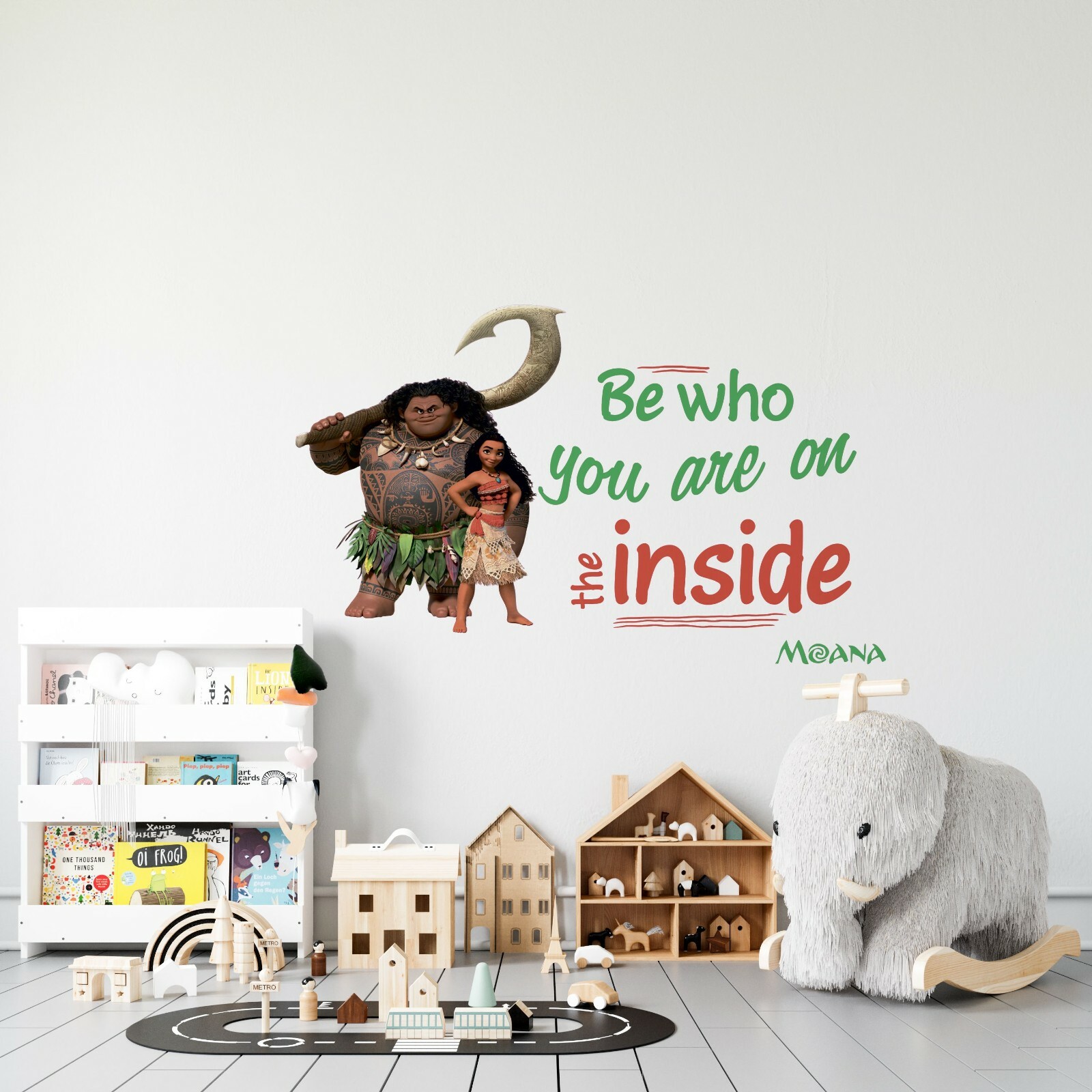 Children's Bedroom Living Room Moana Movie Maui Decor Design Wall Decal Quotes