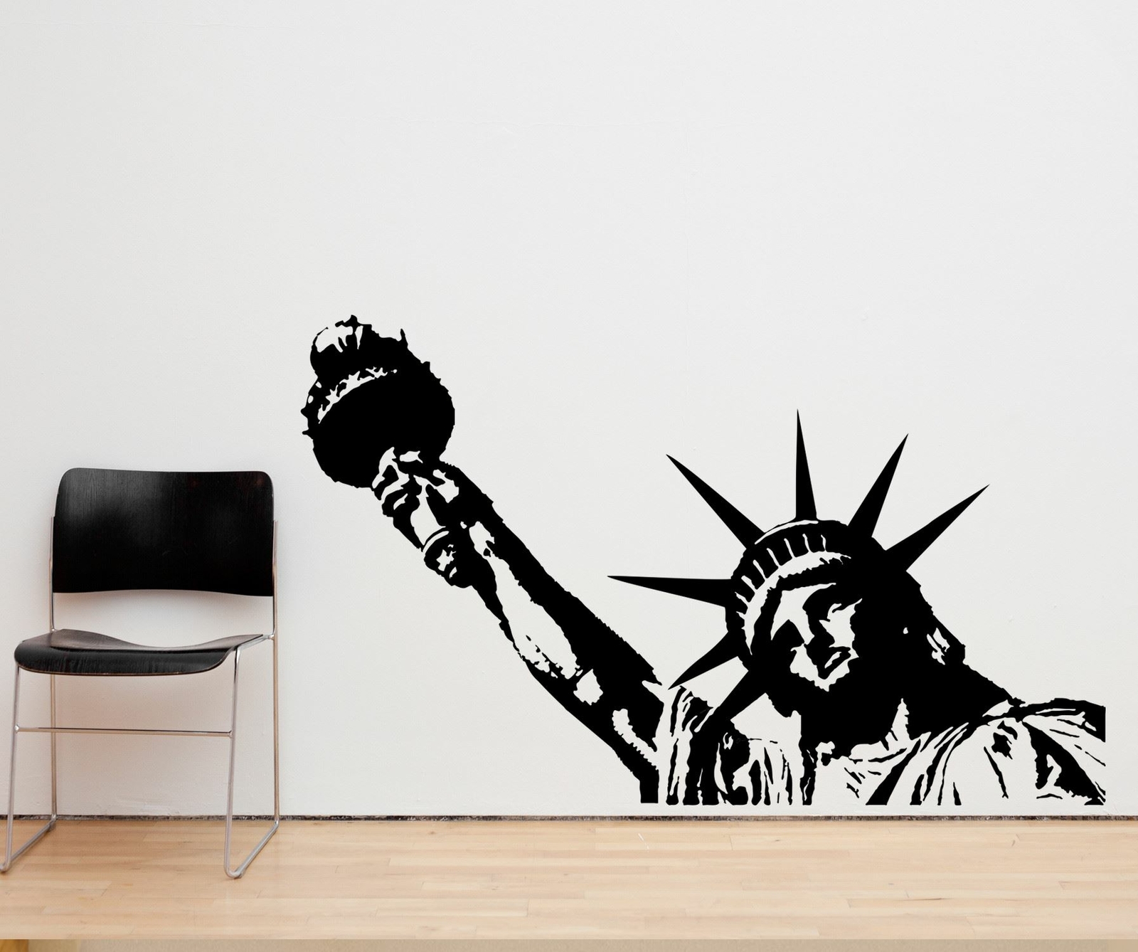 Statue of Liberty Vinyl Wall Decal Sticker. New York Theme Decor. NYC. #122