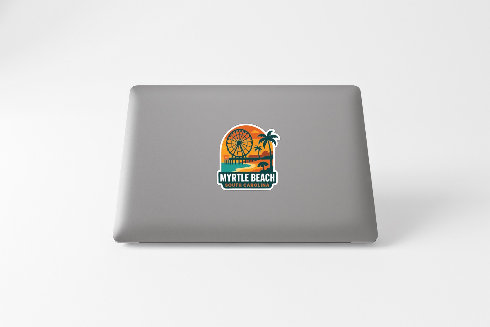 Myrtle Beach Sticker Decal Vinyl Die-Cut City Skyline Landmark Design