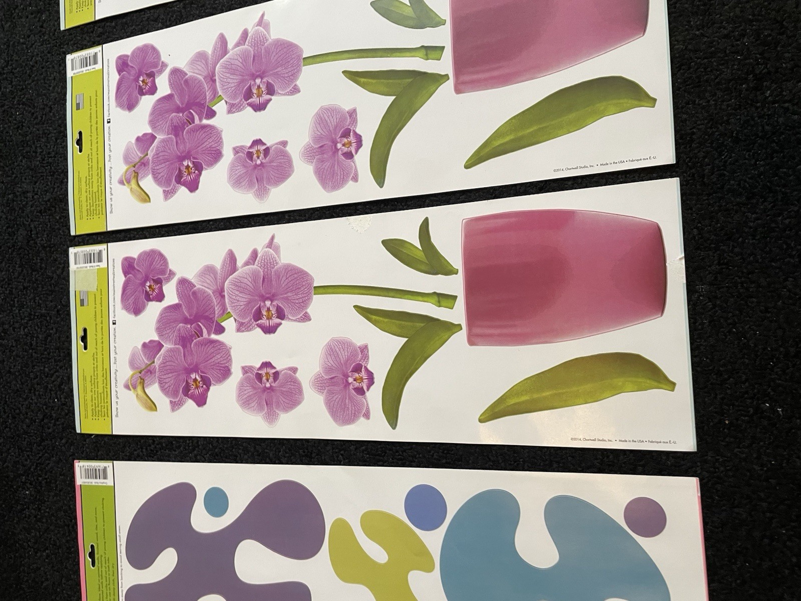 7 Main Street Wall Creations Wall Stickers Removable Decals Assorted Designs T9