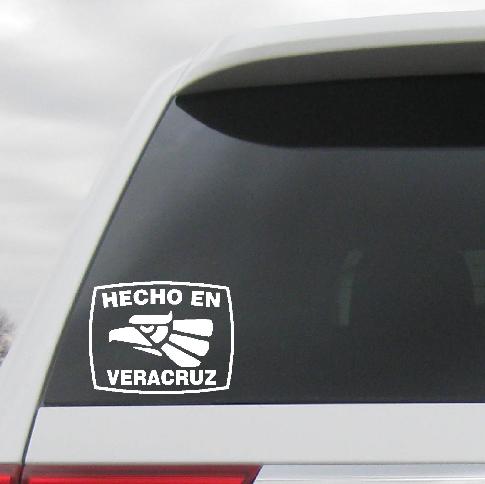 Hecho En Veracruz Estado de Mexico Aztec Aguila Decal Vinyl Sticker