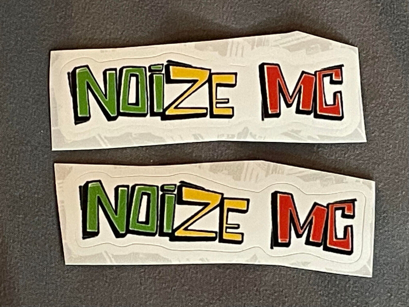 Lot (2) NOIZE MC 5/8" x 3" Logo Stickers FREE! FAST! Ivan Aleksandrovich Aleksey