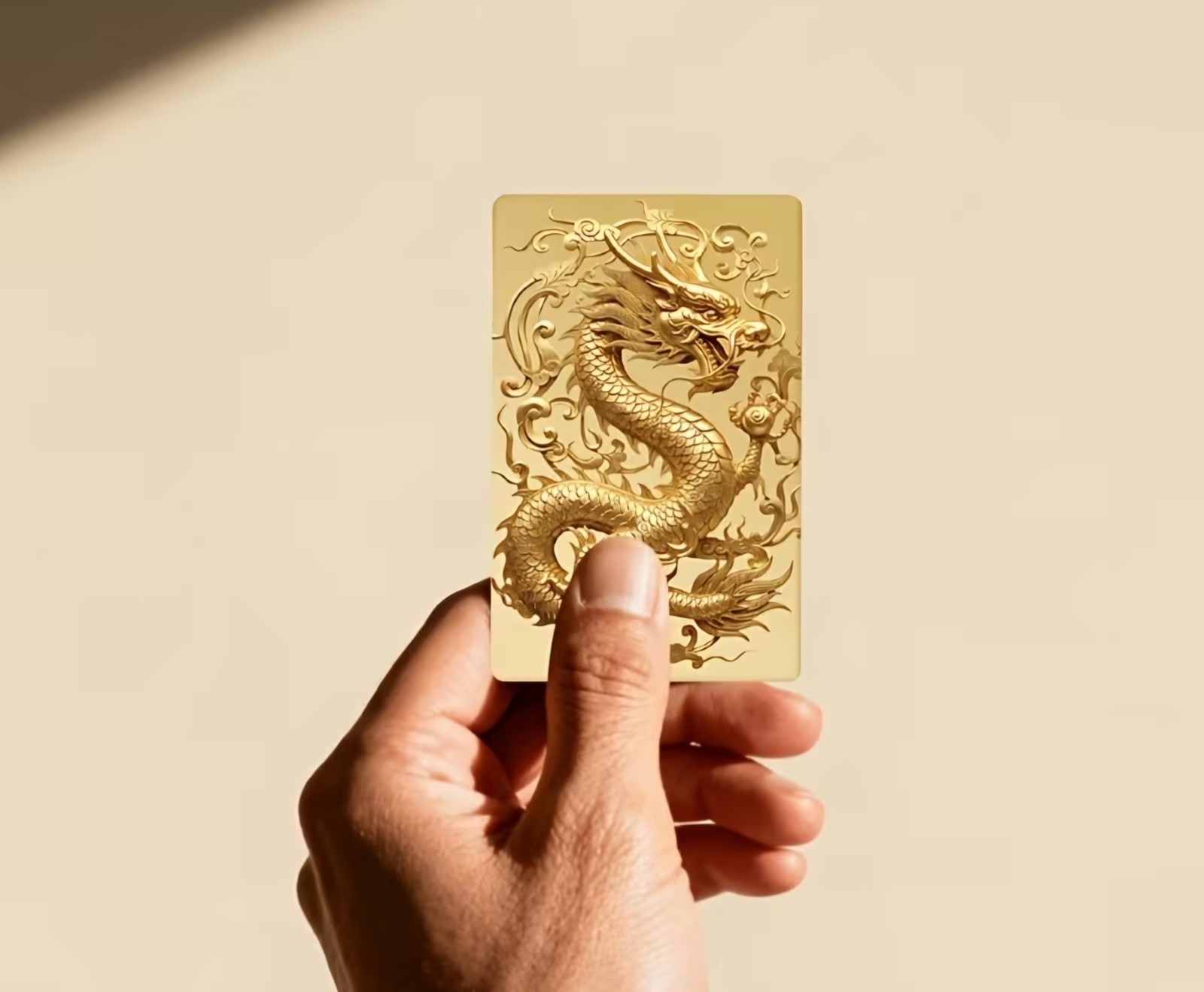 Golden Dragon Credit Card Skin Sticker Free Shipping US Seller