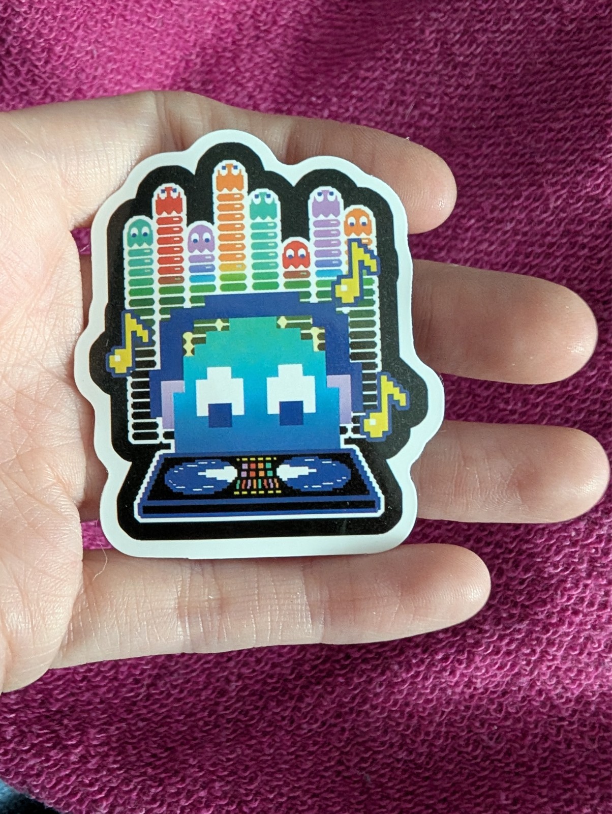 Pac-Man Sticker – Retro Arcade, Video Game, Blinky, Ghost, Pinky, Clyde