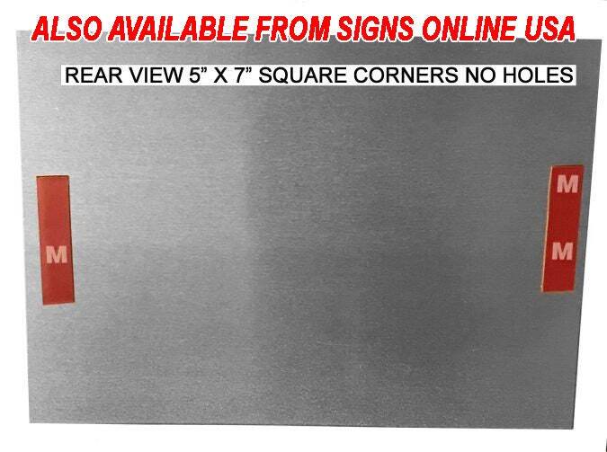 Delivery Instructions Deliver Boxes To Back Door Metal Sign / Magnetic Sign /