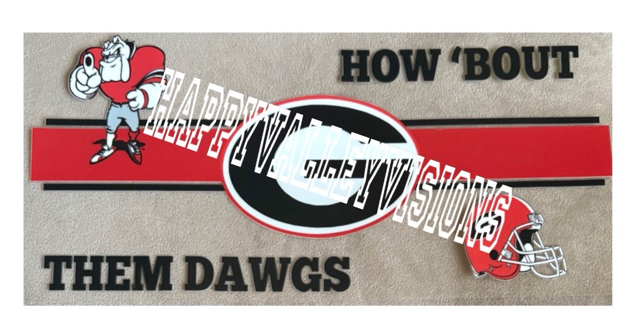 GEORGIA College University Themed UV DTF Transfer Sticker Cup Wrap DIY