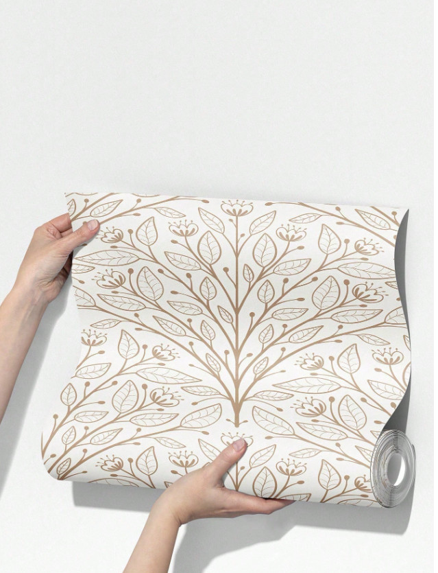Peel Stick Wallpaper Leaves Waterproof Removable Wall Decal Art Home Decor 17.7x