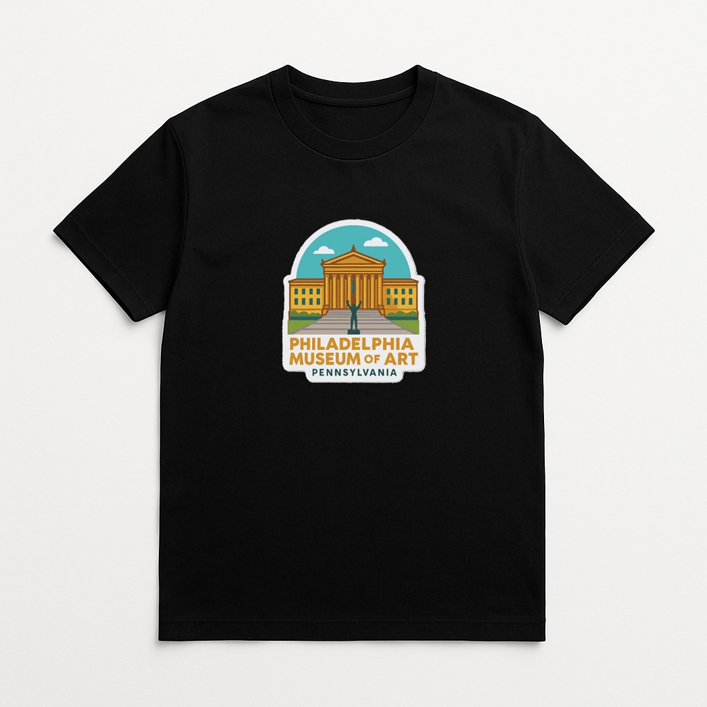 Philadelphia Museum of Art Iron On Heat Transfer Vinyl HTV Die-Cut Symbolic