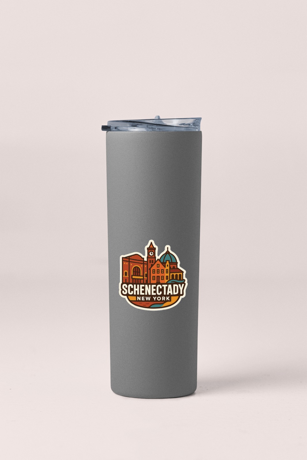Schenectady Sticker Decal Vinyl Die-Cut City Skyline Landmark Design