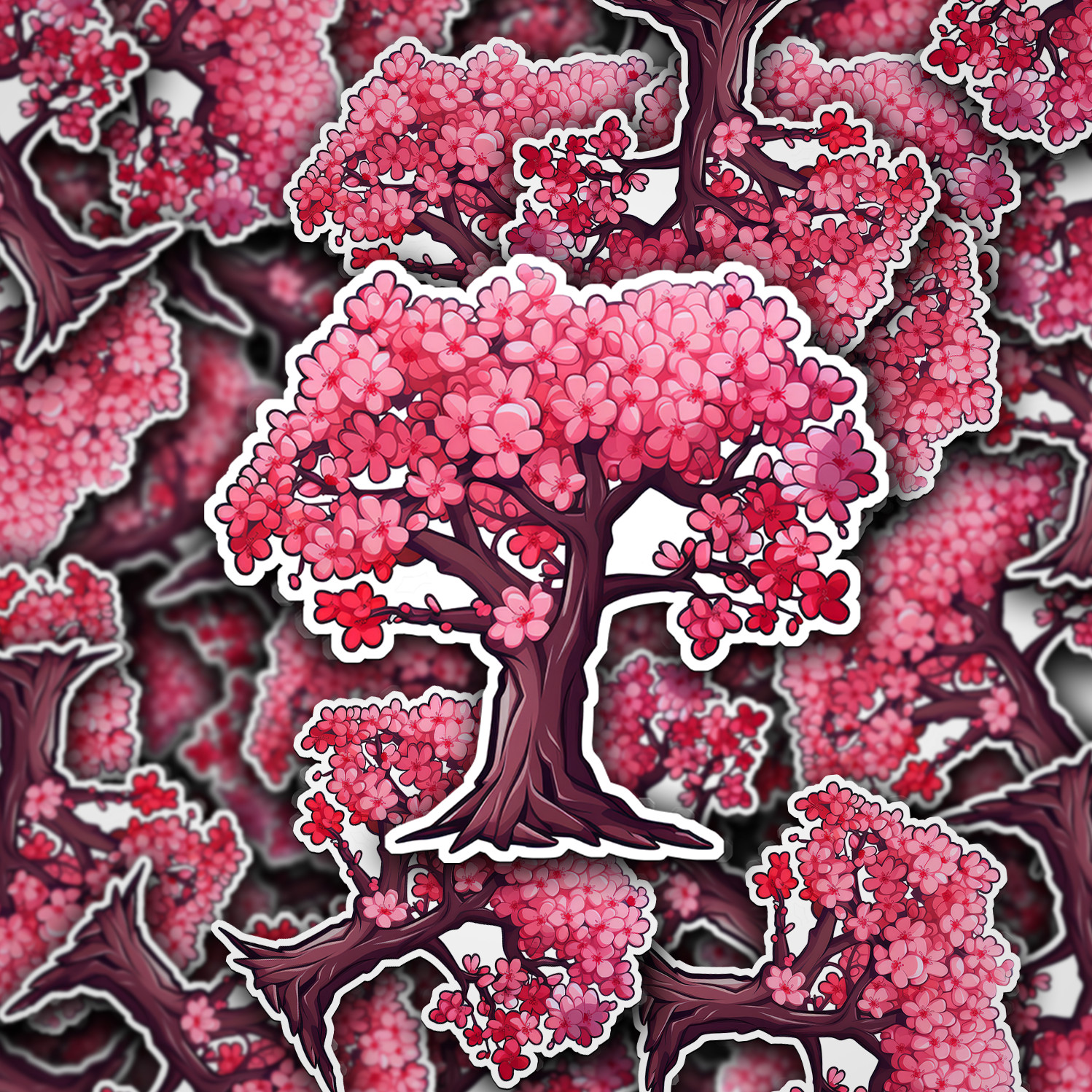 Cherry Blossom Vinyl Sticker – Embrace Nature's Beauty Anywhere You Go!