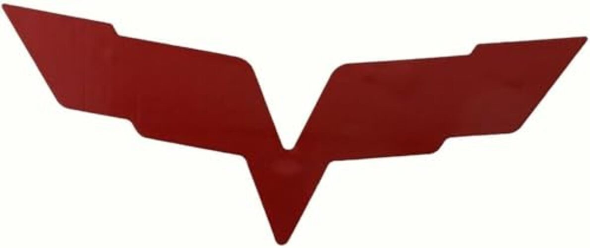 1Pcs Front Hood & Rear Fascia Crossed Flags Emblems Car 3D Badge Nameplate