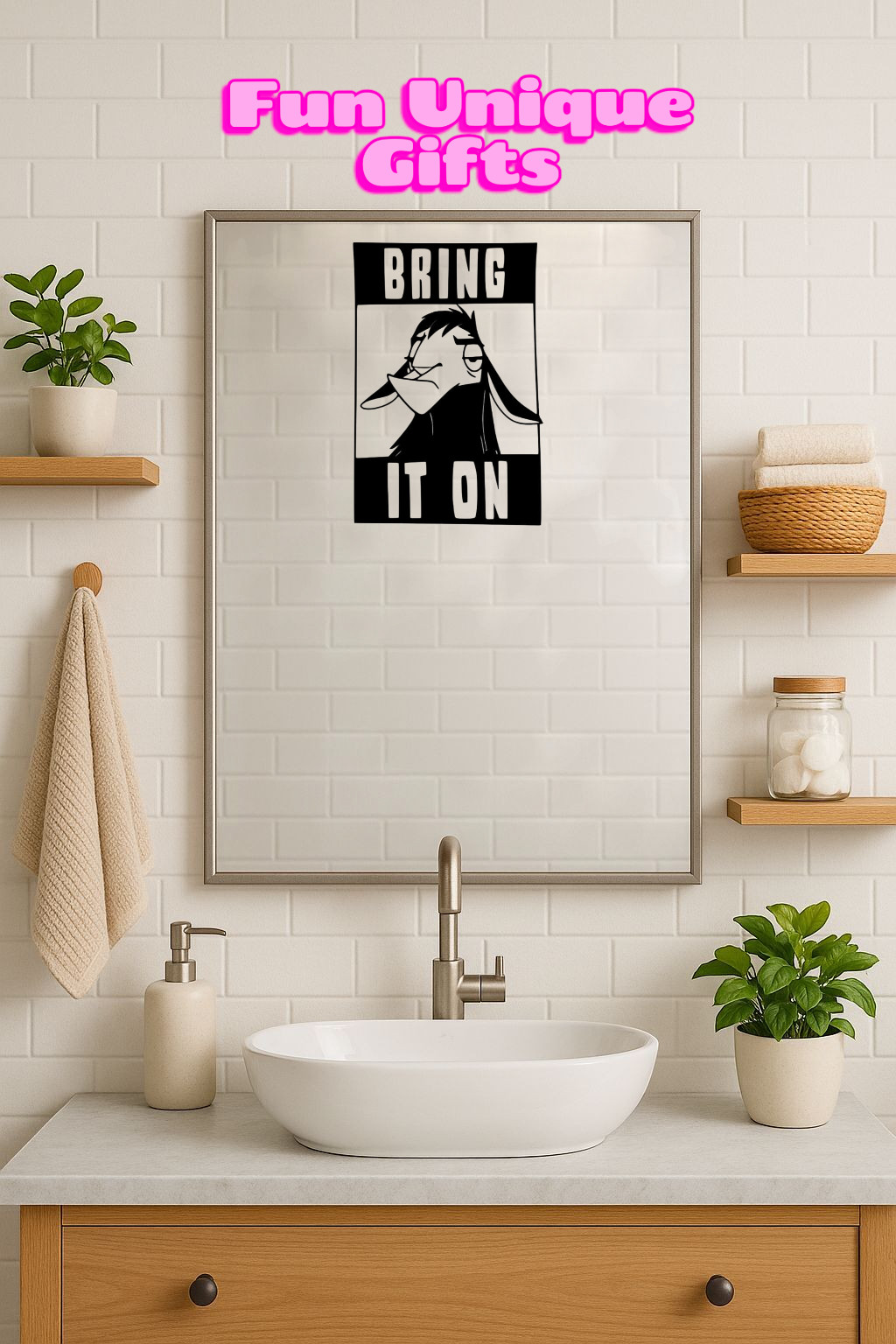 Kuzco Llama Bring It On Vinyl Decal Sticker -Multiple Colors & Sizes- SHIPS FREE