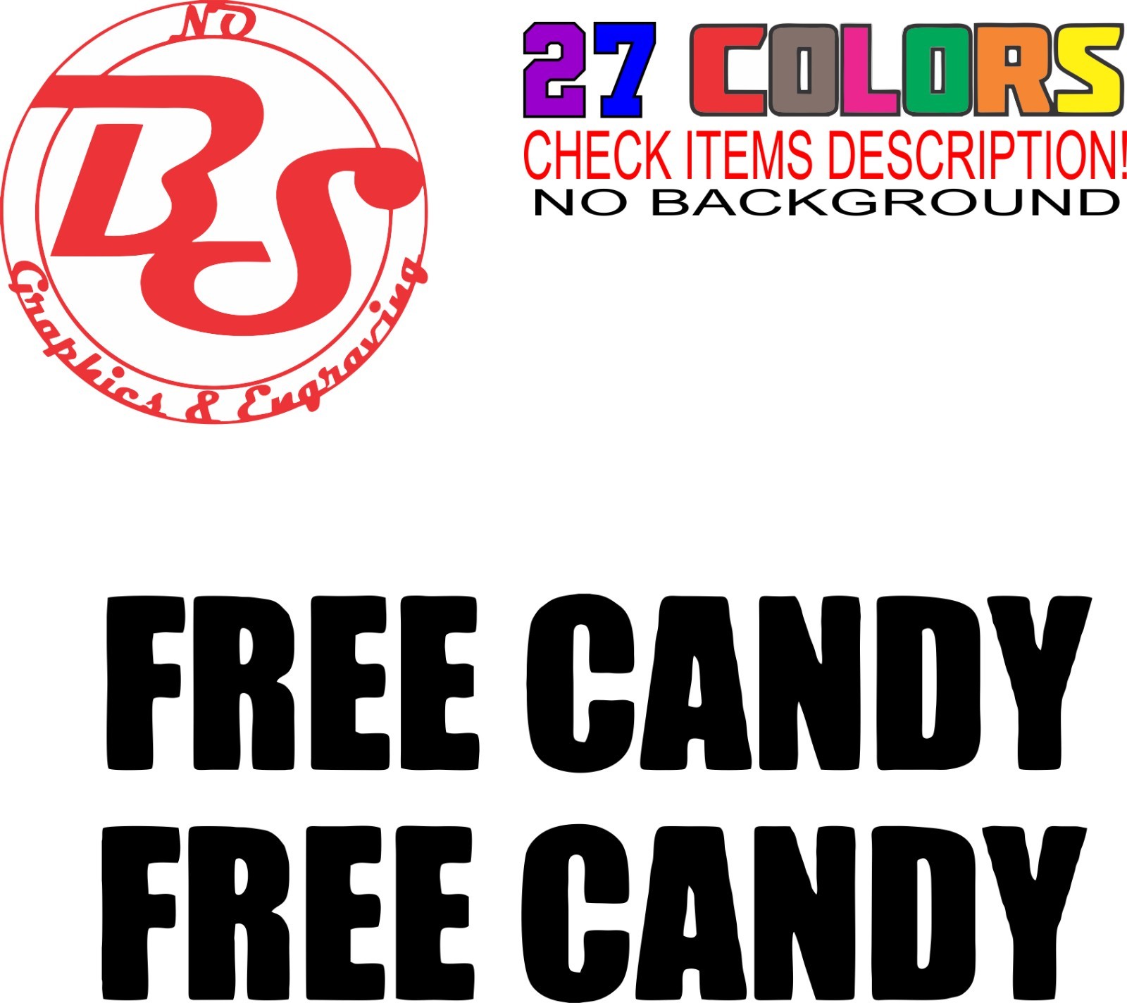 Free Candy Vinyl Decals Offensive Funny Rude Creeper Van Creep Meme JDM Car noBS