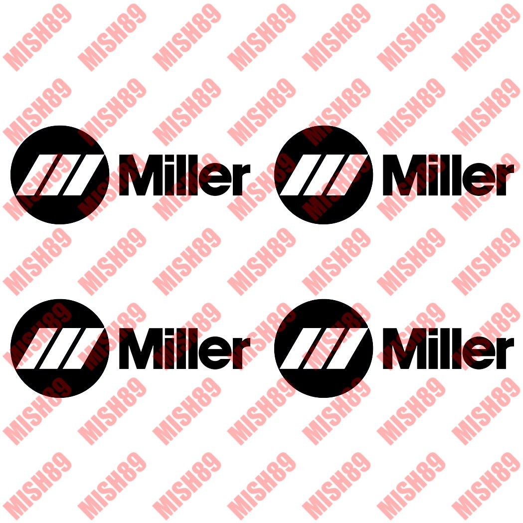 MILLER WELDER Decals Die Cut Vinyl Stickers Miller Welding Decal – Any Size