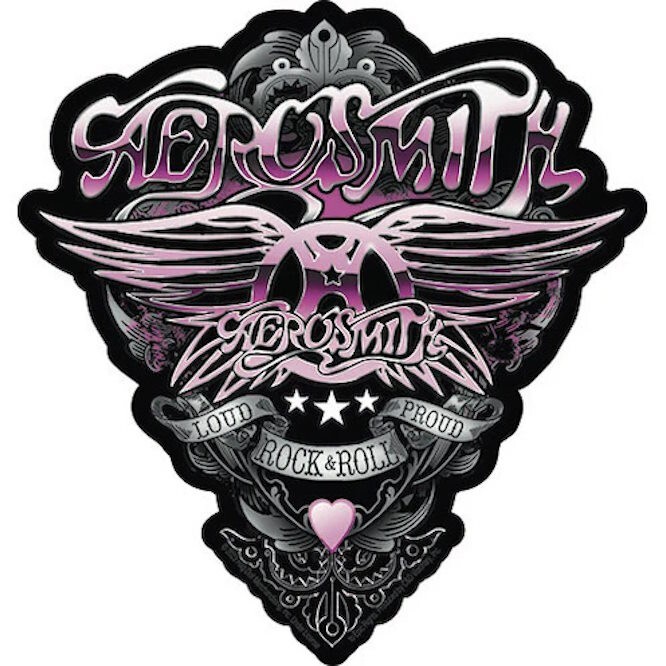 Sticker Aerosmith Logo 4.5×5 – C&D Aerosmith Vinyl Decal Stickers – Official