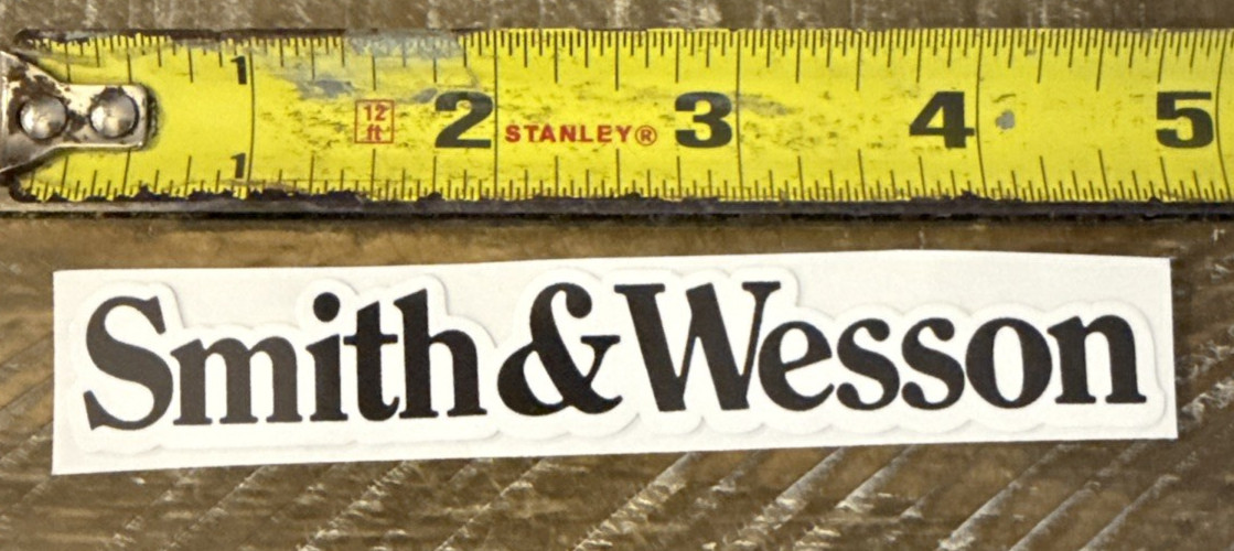 Smith & Wesson Sticker Decal-Brand New-SHIPS N 24 HOURS