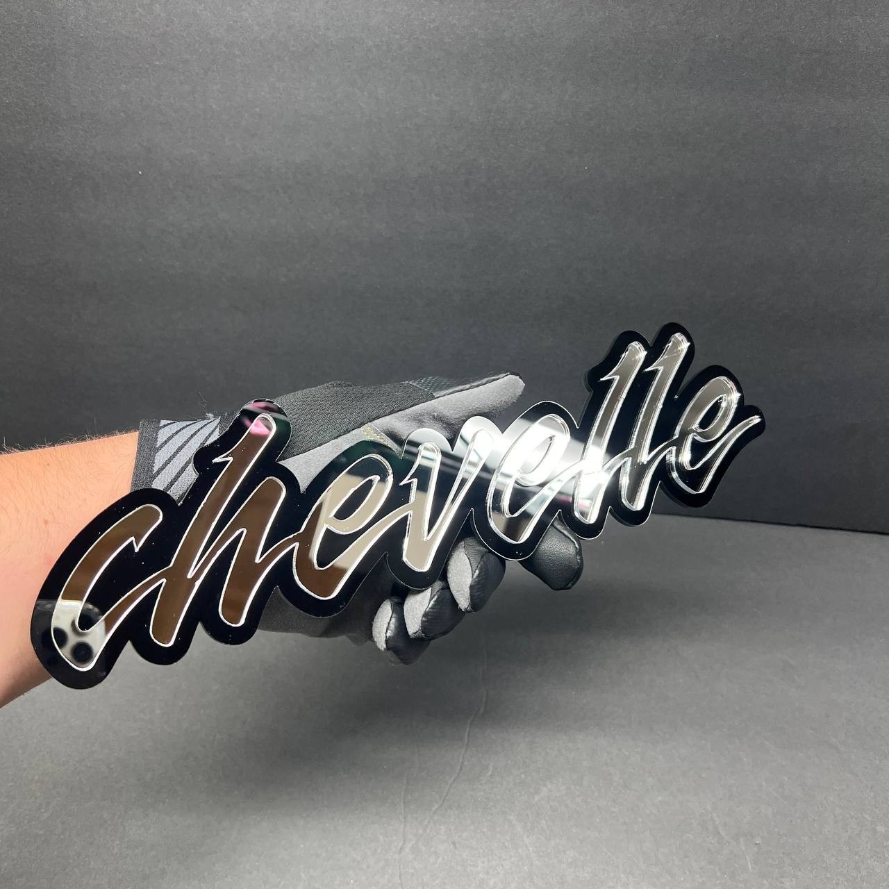 Custom Laser-Multicolor Personalized Name! Badge for Cars Cut 3D Acrylic Emblem
