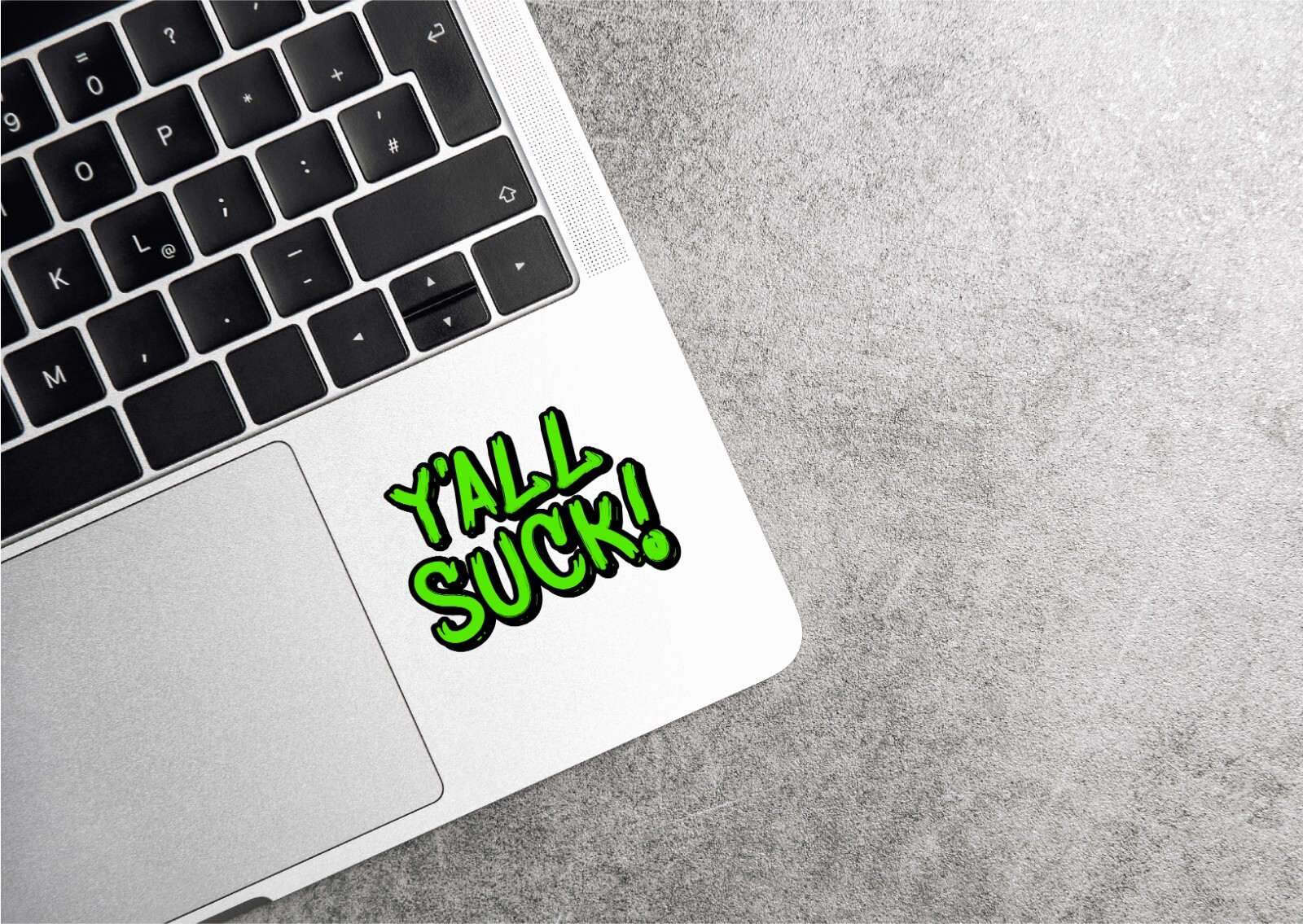 Yall Suck Decal Sticker Printed Die Cut Funny Insult Adulting People Introvert