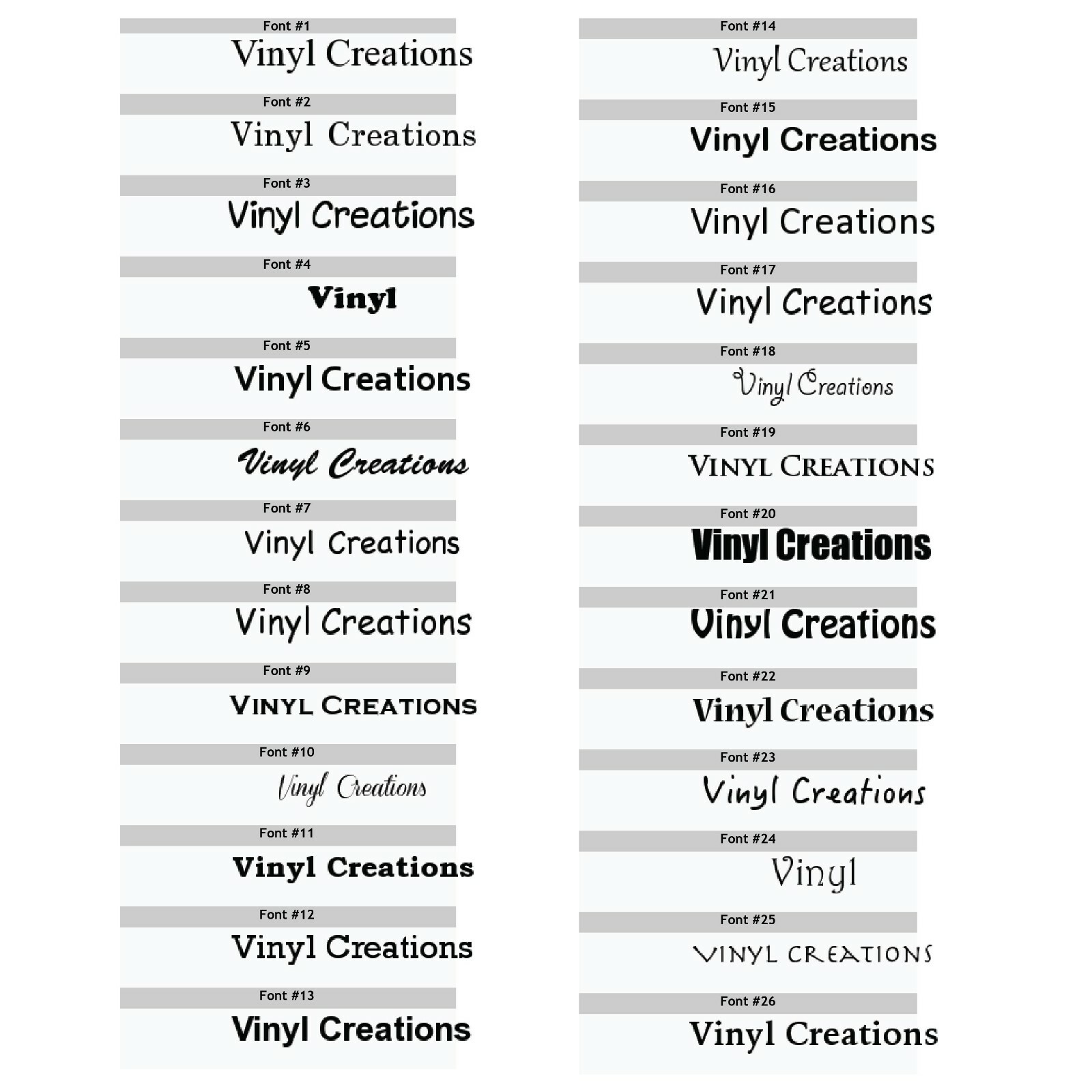 Chrome Vinyl Custom Decals- Car Truck Van