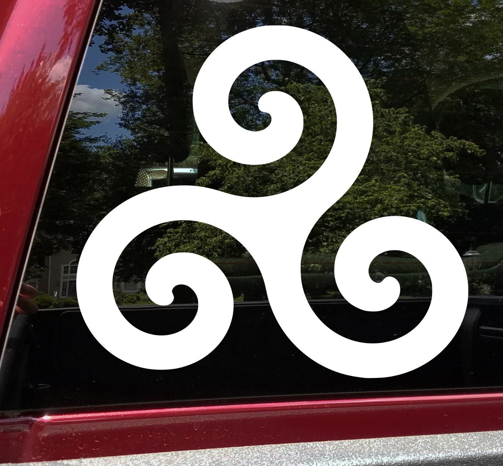 TRISKELION Vinyl Decal Sticker – Triskele Triple Spiral Motif Celtic Symmetry