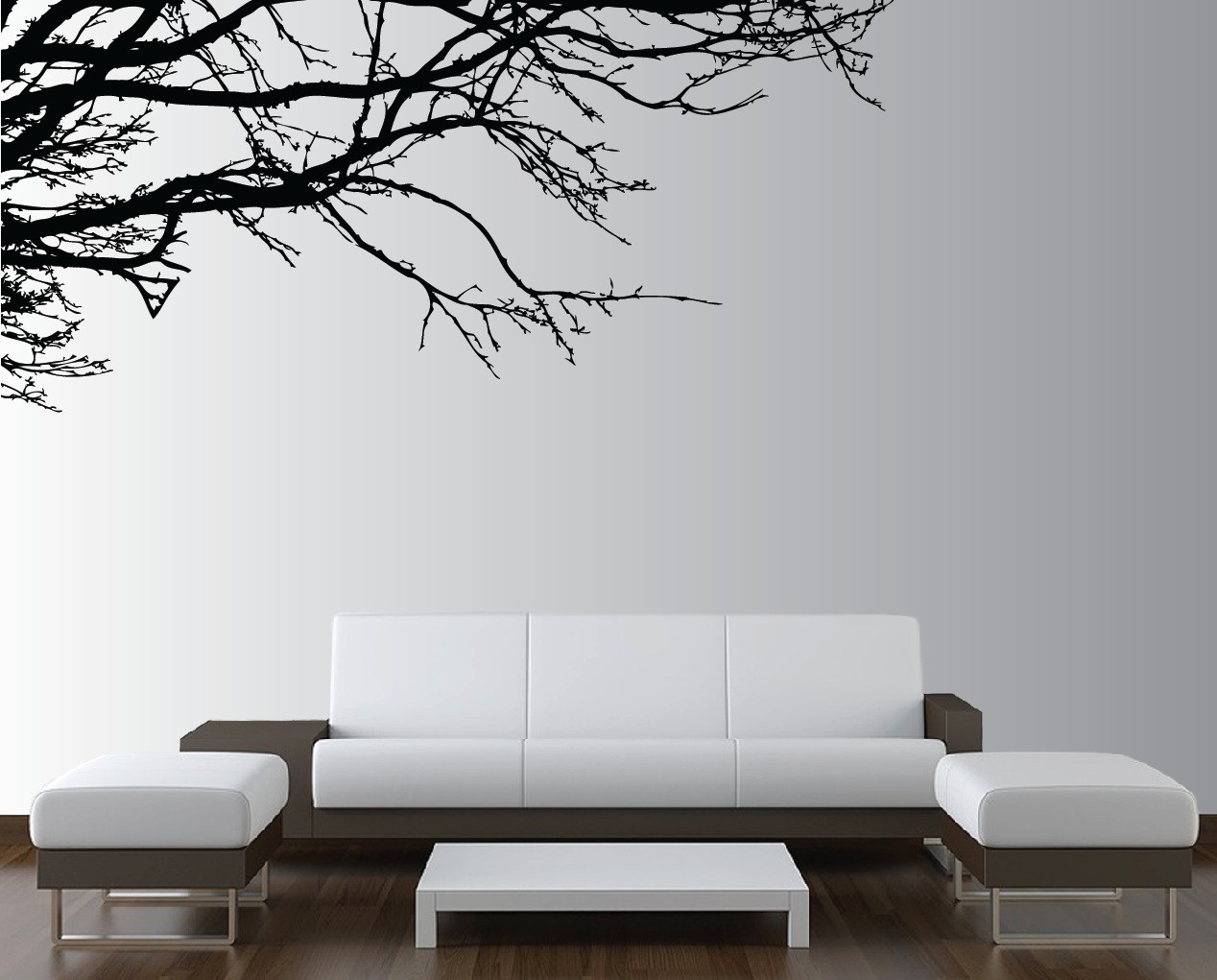 Large Wall Tree Top Nursery Decal Branches Wall Art Sticker Choose size, color