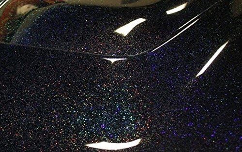 VViViD Gloss Rainbow Black Metallic Sparkle Vinyl Adhesive Wrap (2ft x 5ft)