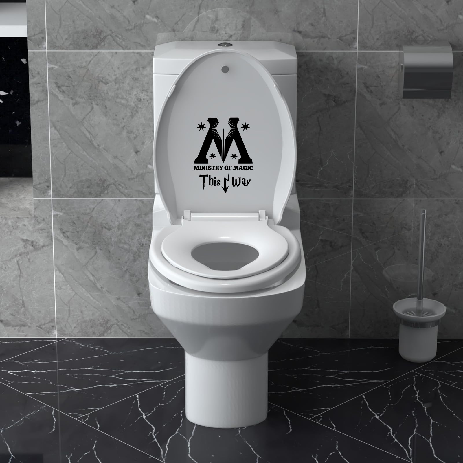 Ministry of Magic Toilet Vinyl Decal Sticker #2434