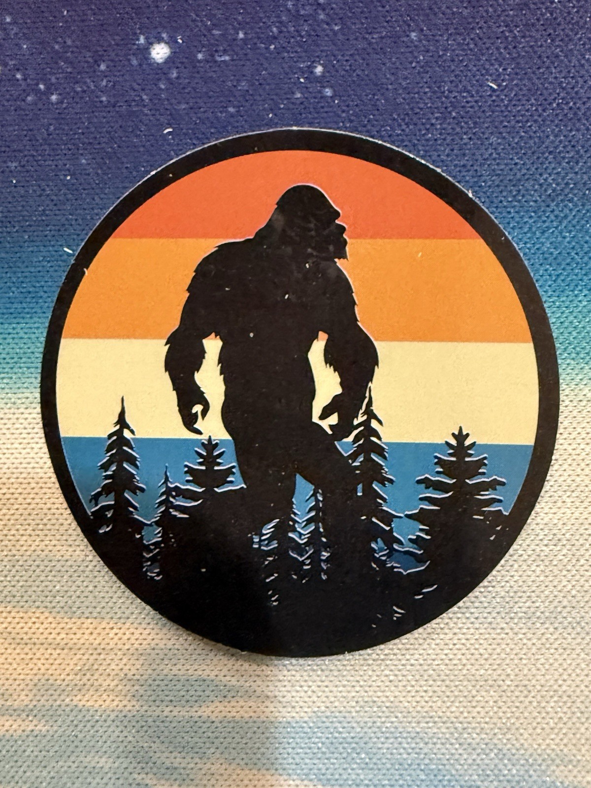 Outdoors Hiking Camping Adventure Nature Mountain Forest Trail Sticker Decal