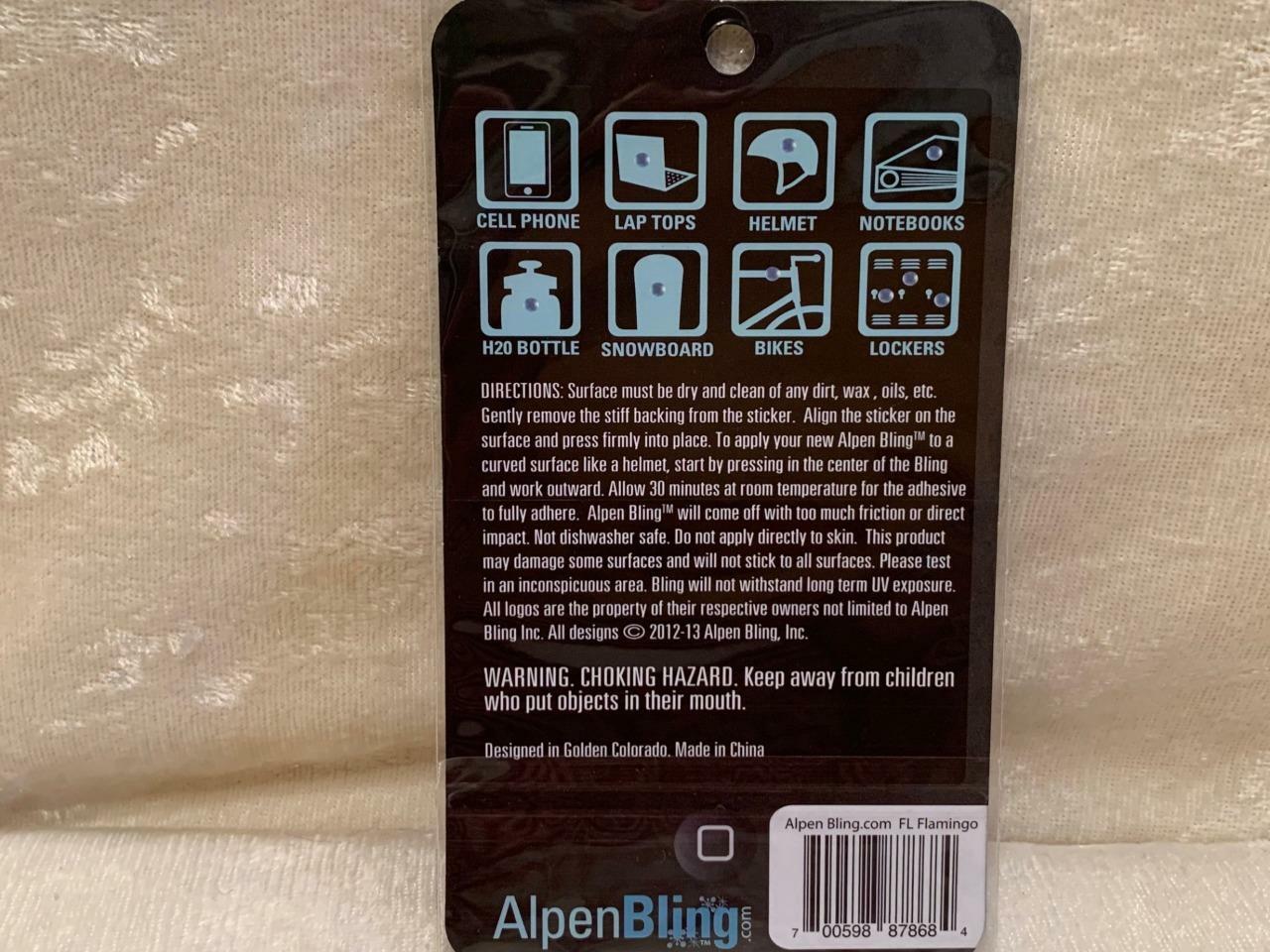 4 Different Florida Rhinestone Sticker for Most Hard Surfaces Alpen Bling