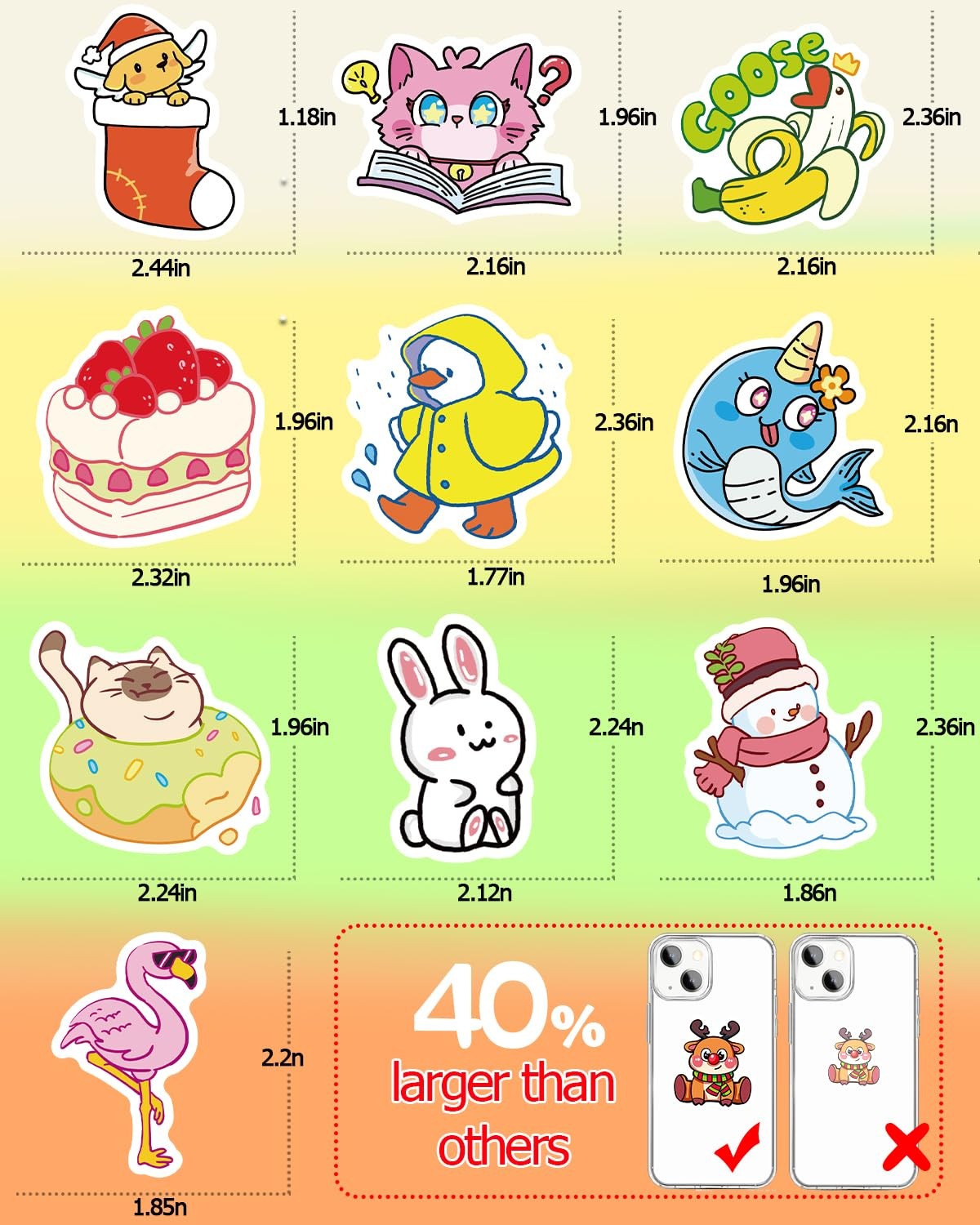 Stickers for Kids 600Pcs Cute Water Bottle Stickers for Teens Vinyl Waterproof