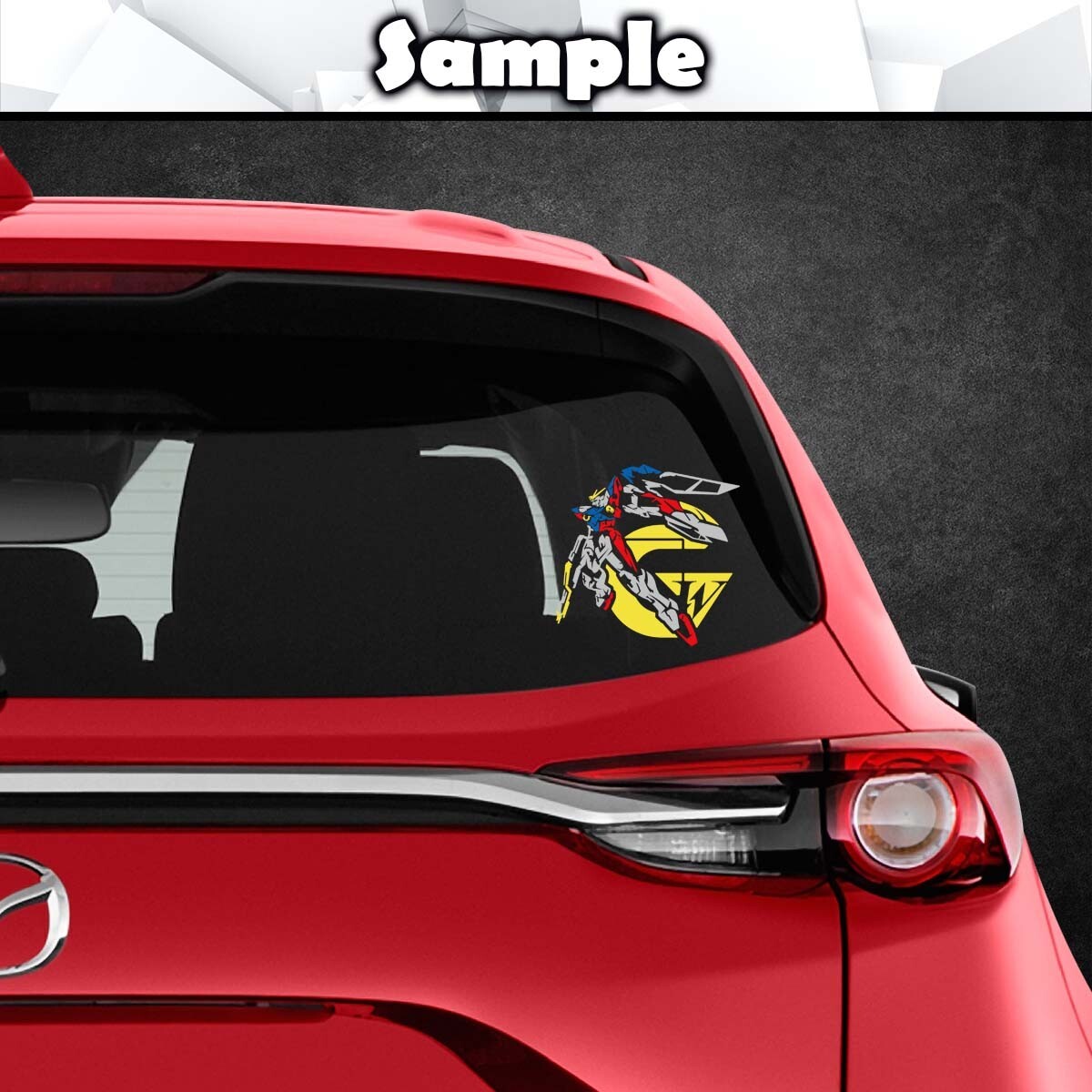 Wing Gundam Zero Vinyl Decal Sticker (Anime Mecha Mech Car Laptop PC Tower)