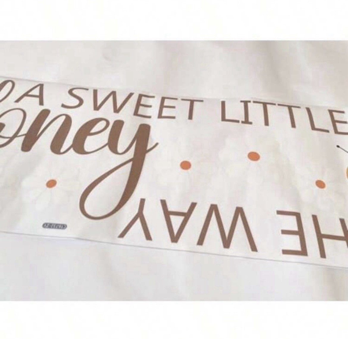 A Little Honey is on The Way Wall Decal,Bee Them Welcome Baby Shower Decor,Ge…
