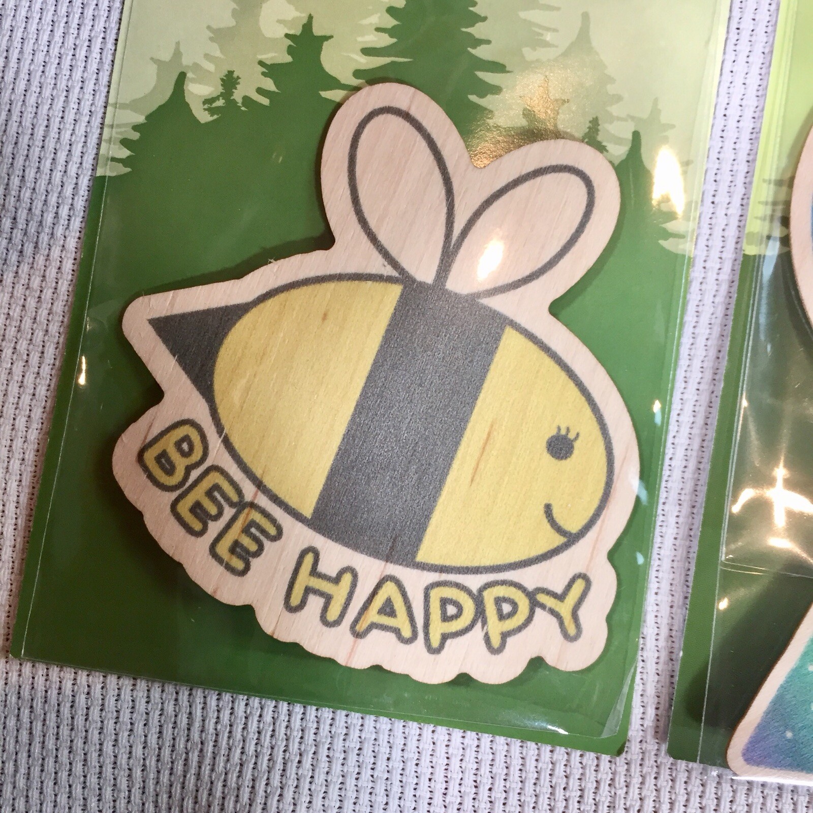 Dust City Wood Stickers Eco-Friendly Set Adventure Good Vibes Nature Hiking New
