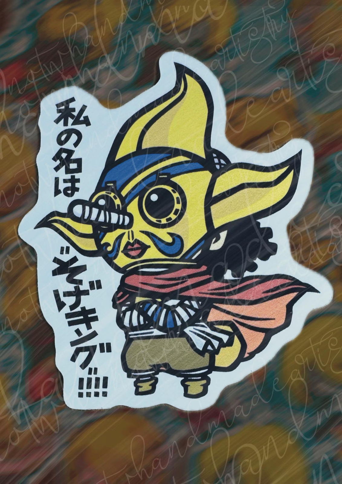 One Piece Usopp Sogeking Weatherproof Stickers