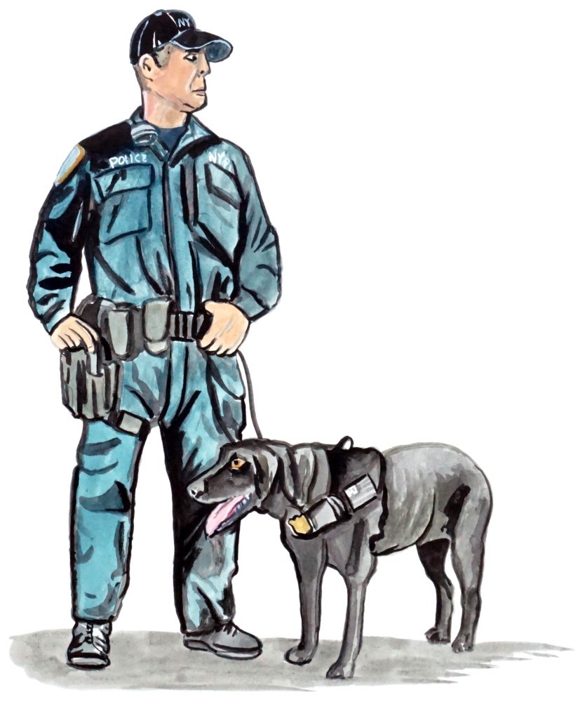 Decal Vinyl Sticker NYPD K9 Unit Made in USA