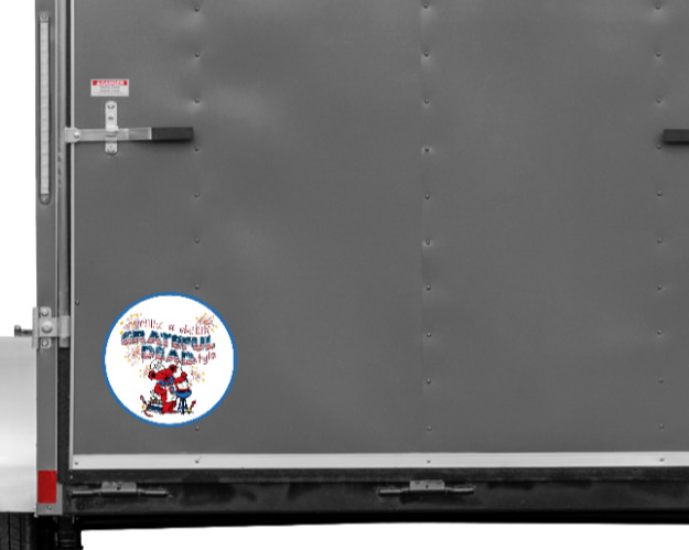 BBQ – Grillin Chillin Grateful Dead Style – 4" Vinyl Decal Window Cooler Laptop