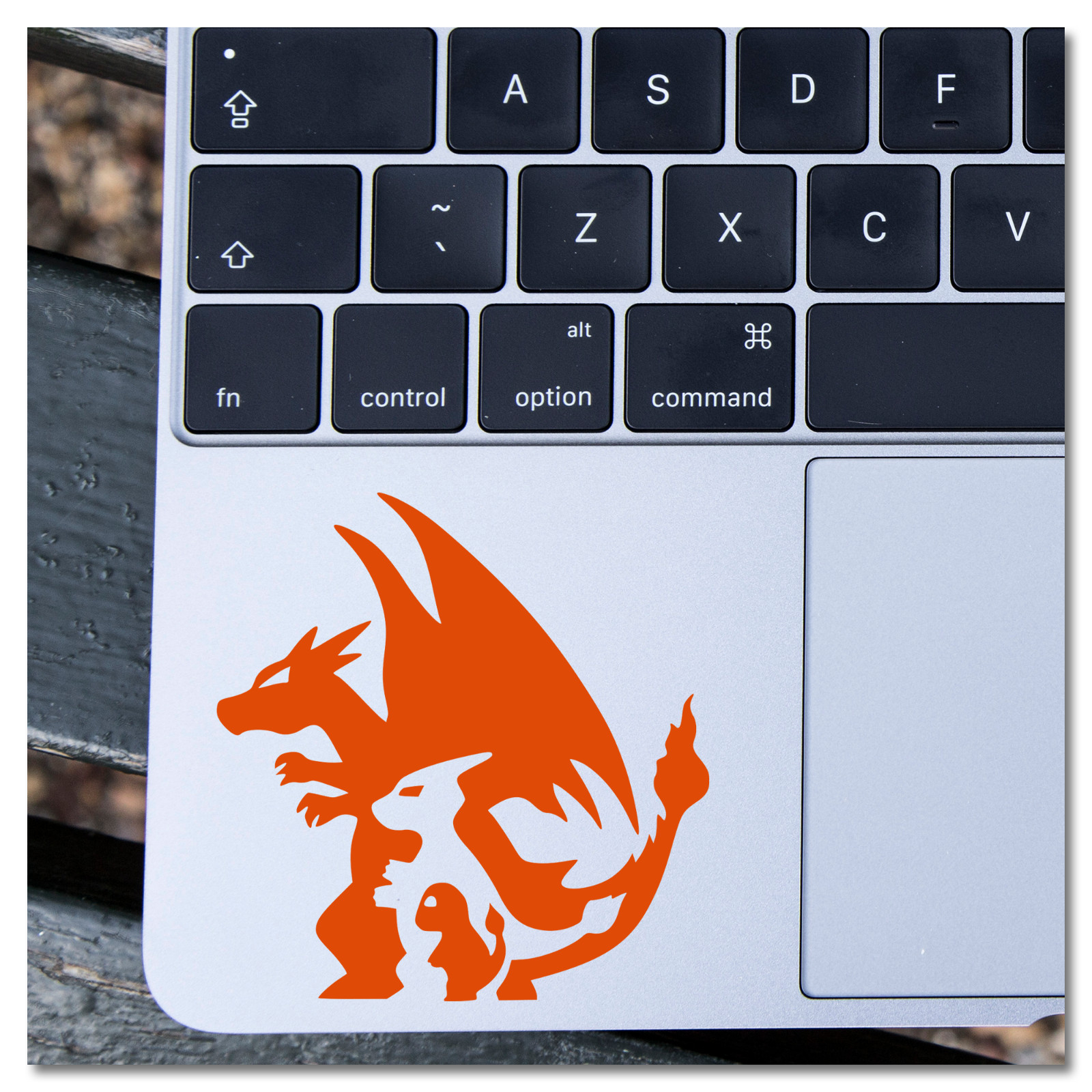 6" Video Game Pokemon Charmander Evolution Charmeleon Charizard Vinyl Decal