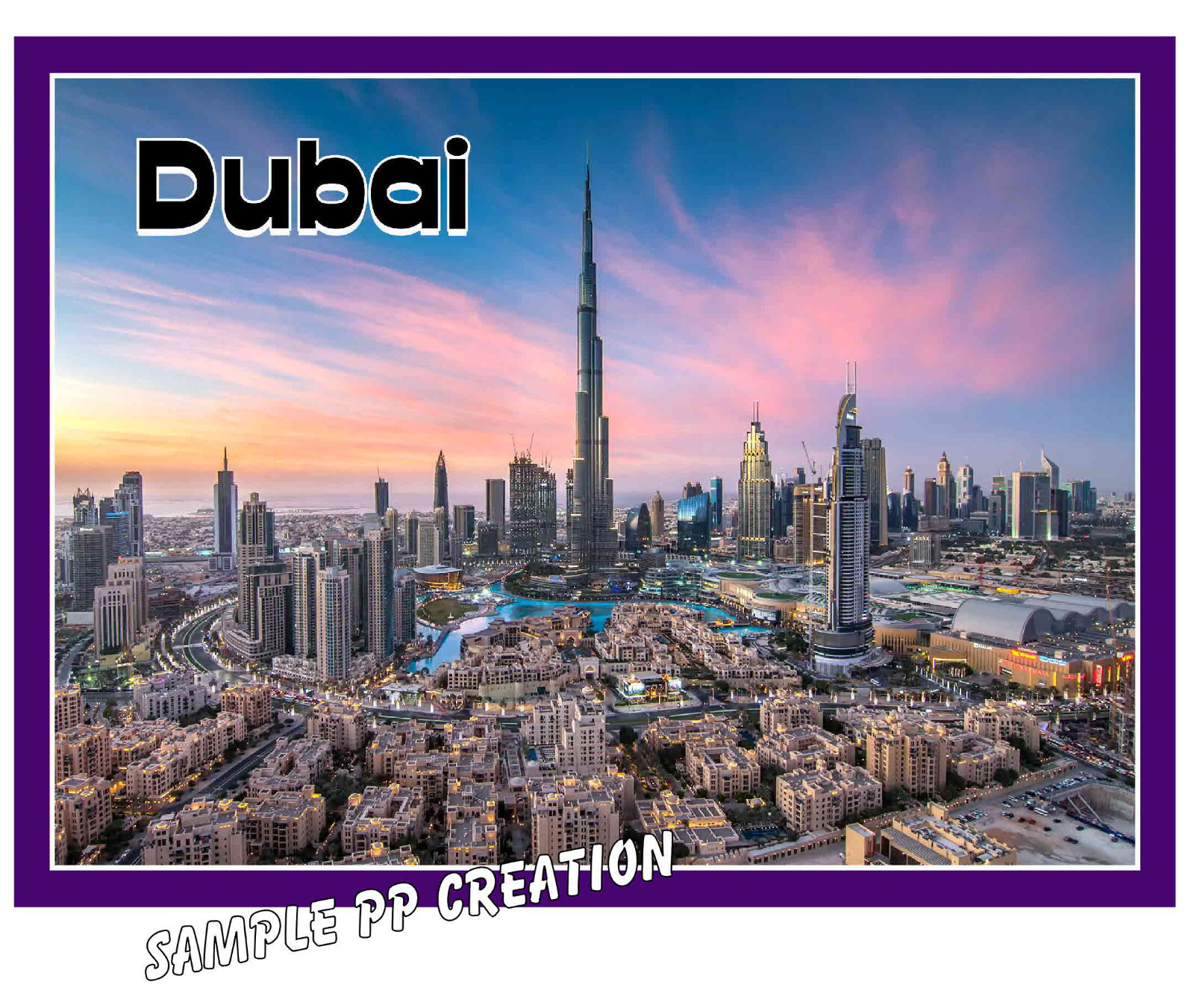 DUBAI photo fridge MAGNET 4 X 3 inches TRAVEL