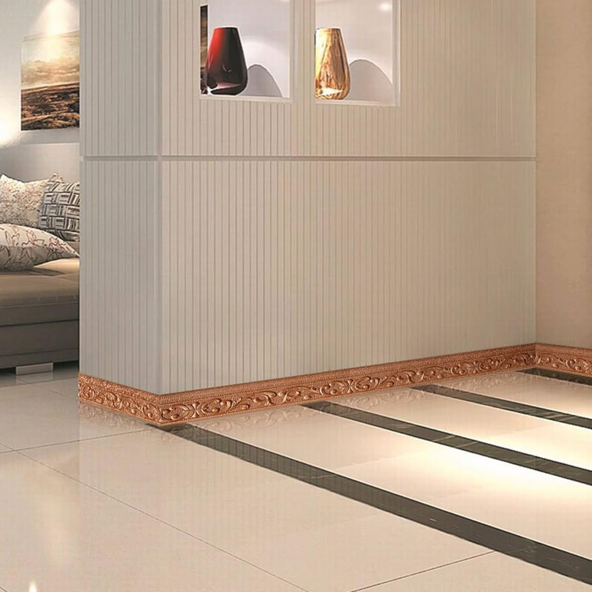 32.8 FT Decorative Wall Border Wall Paper Decor Sticker Self-adhesive Home DIY