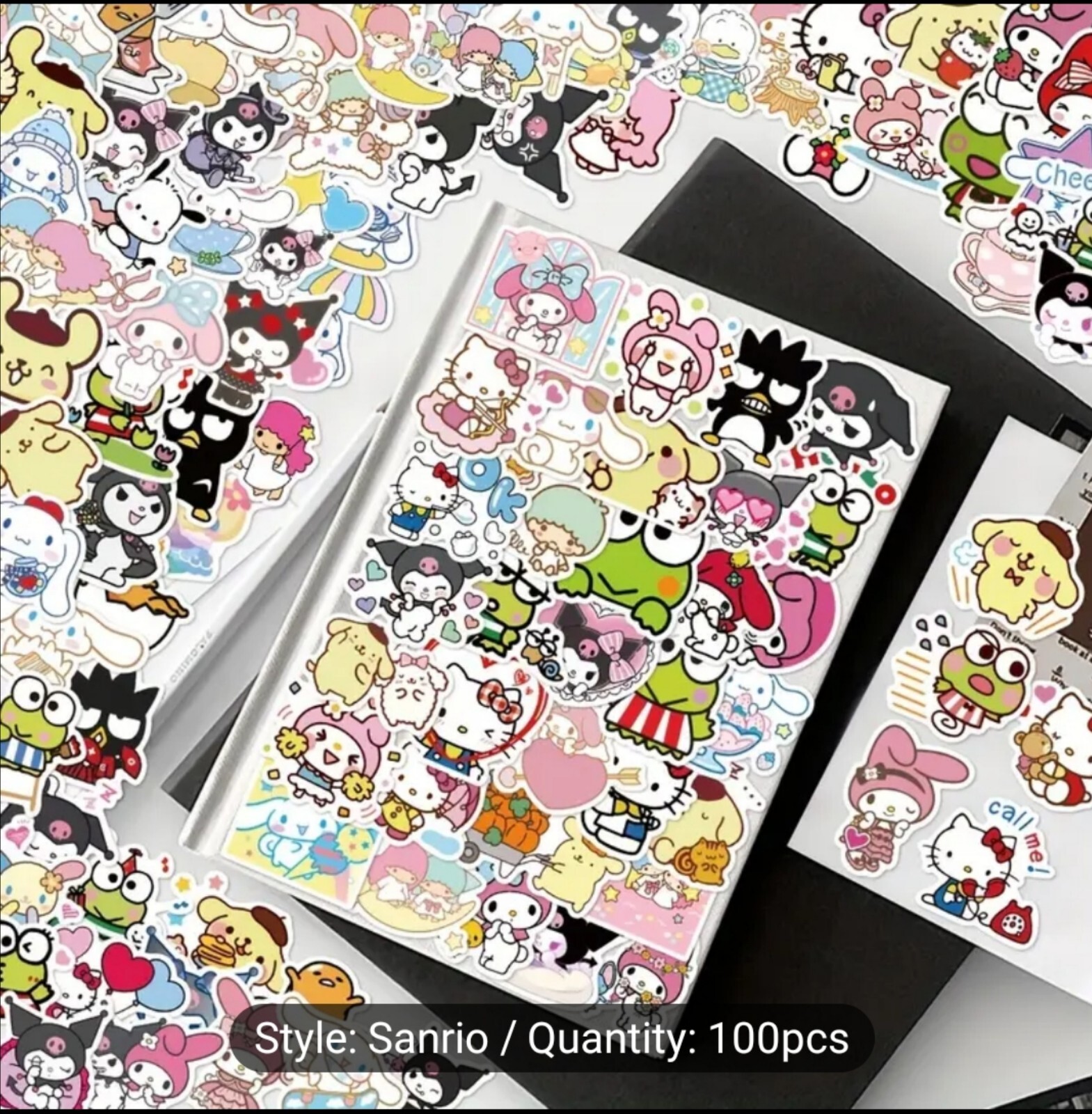 10 PCS Sanrio Characters Hello Kitty And Friends Stickers BRAND NEW
