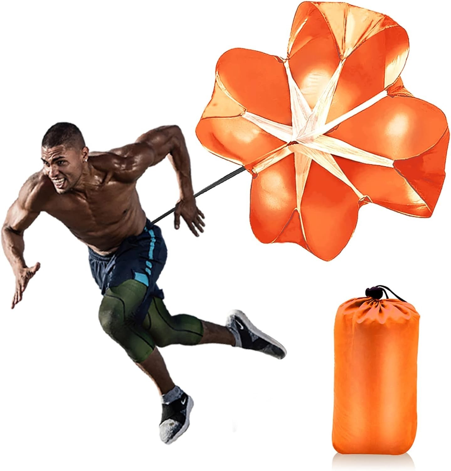 Running Speed Training, 56 inch Speed Drills Resistance Parachute Running Spr…