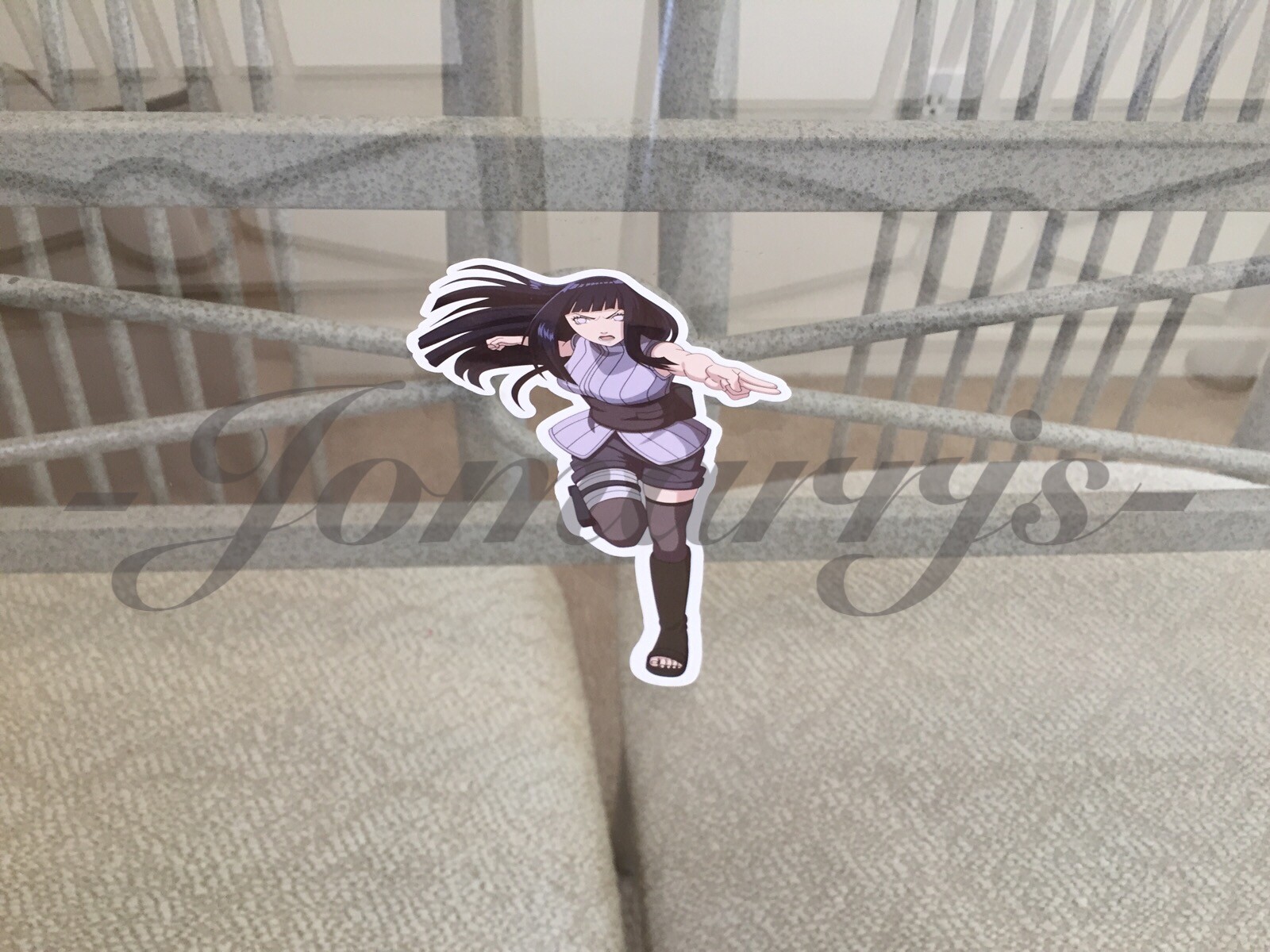 Naruto – Anime – Hinata Hyuga Sticker Decals Vinyl Sign Comic laptop surface