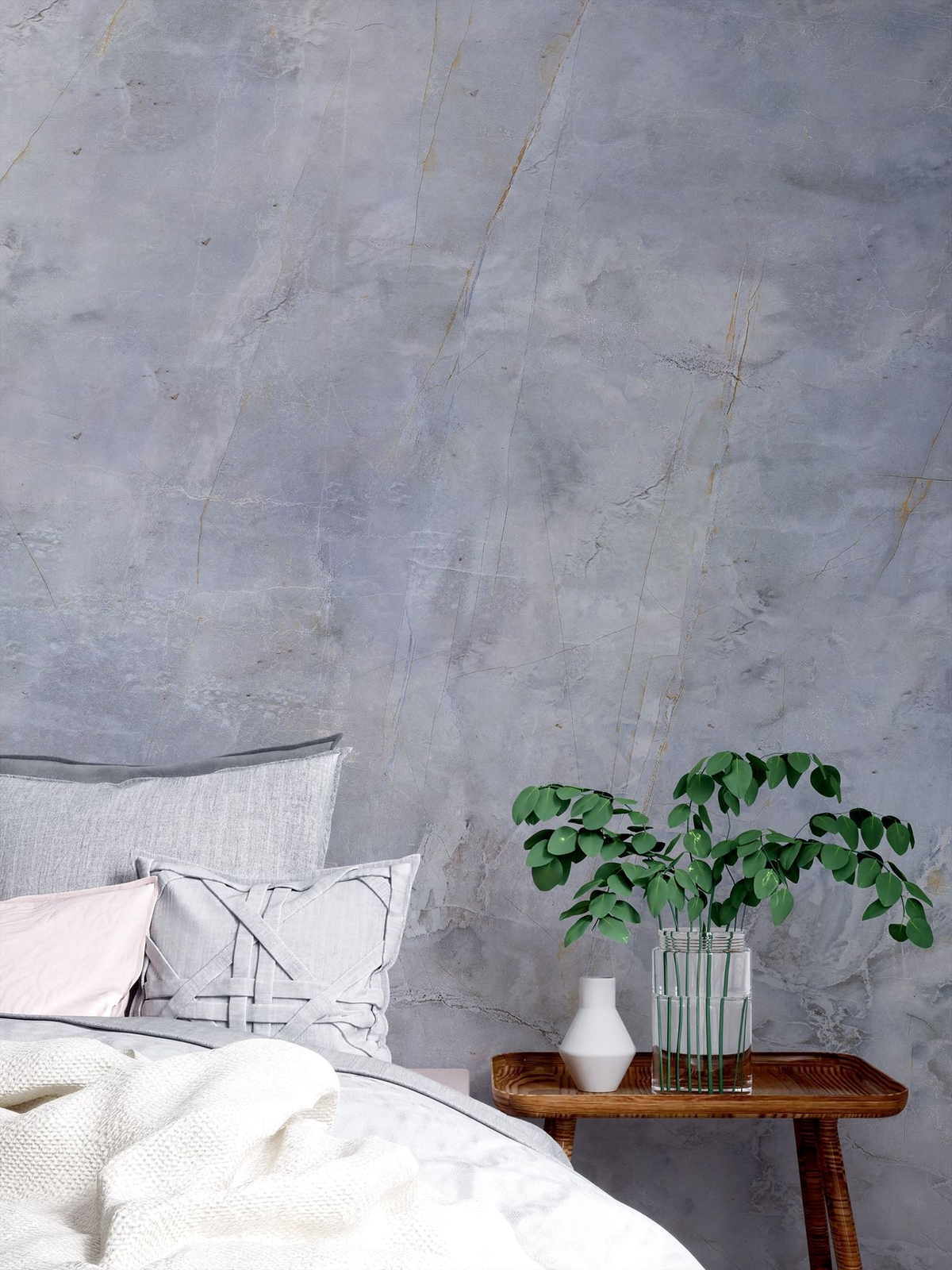 Natural Marble Stone Slate Peel and Stick Wall Mural. #6296
