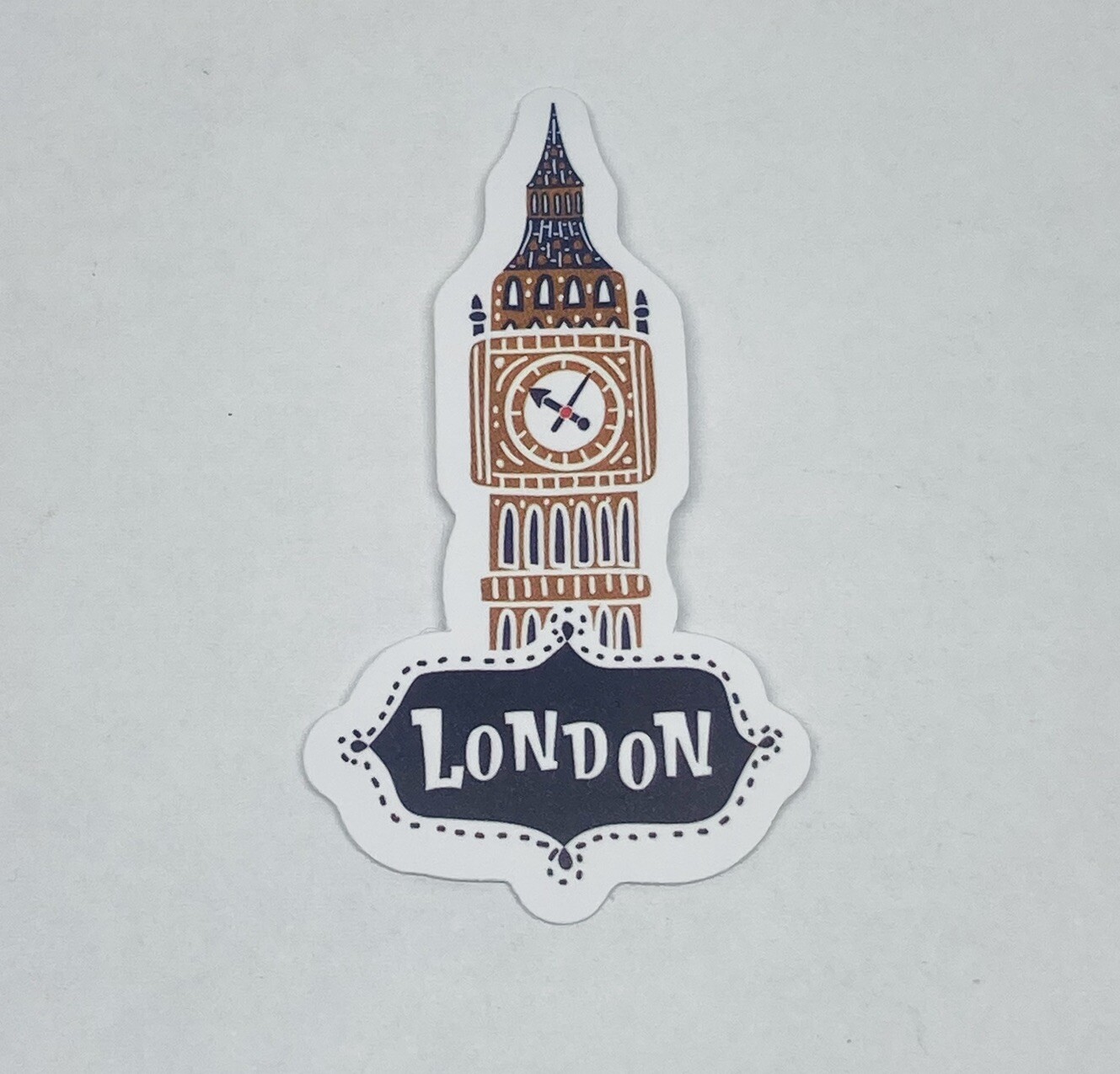 London Clock Tower Sticker Travel City Tour Art Decal Vinyl Souvenir Tc6